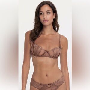 [85I/38I] Change Lingerie The“Rose” Full Shaper Bra In Chocolate Mousse